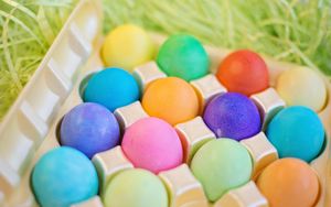 Preview wallpaper easter, eggs, colorful