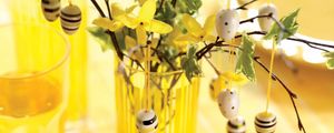 Preview wallpaper easter, eggs, twigs, vase, decoration