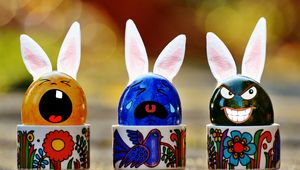 Preview wallpaper easter hares, rabbit, easter