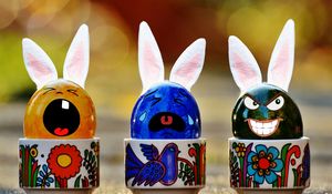 Preview wallpaper easter hares, rabbit, easter