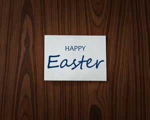 Preview wallpaper easter, inscription, holiday, surface