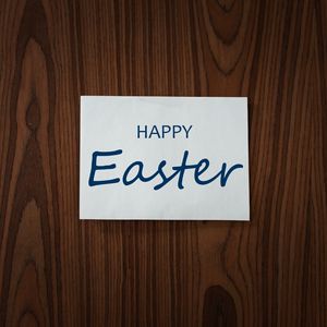 Preview wallpaper easter, inscription, holiday, surface