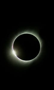 Preview wallpaper eclipse, light, black, space