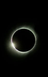 Preview wallpaper eclipse, light, black, space