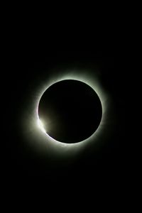 Preview wallpaper eclipse, light, black, space