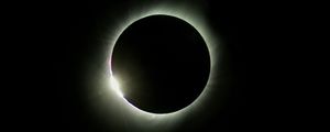 Preview wallpaper eclipse, light, black, space