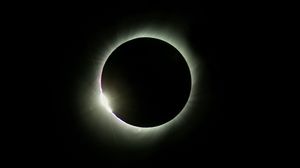 Preview wallpaper eclipse, light, black, space