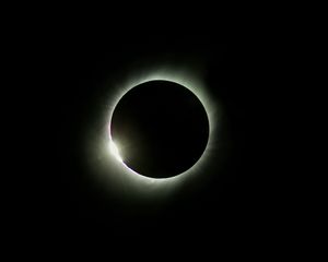 Preview wallpaper eclipse, light, black, space