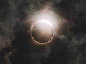 Preview wallpaper eclipse, moon, sun, sky