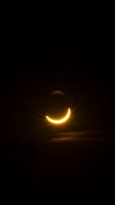 Preview wallpaper eclipse, moon, sun, astronomy, dark