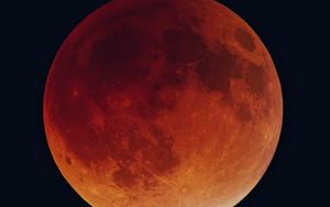 Preview wallpaper eclipse, solar eclipse, moon, sky, dark background