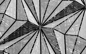 Preview wallpaper edges, fragments, bw, abstraction