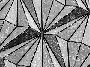 Preview wallpaper edges, fragments, bw, abstraction