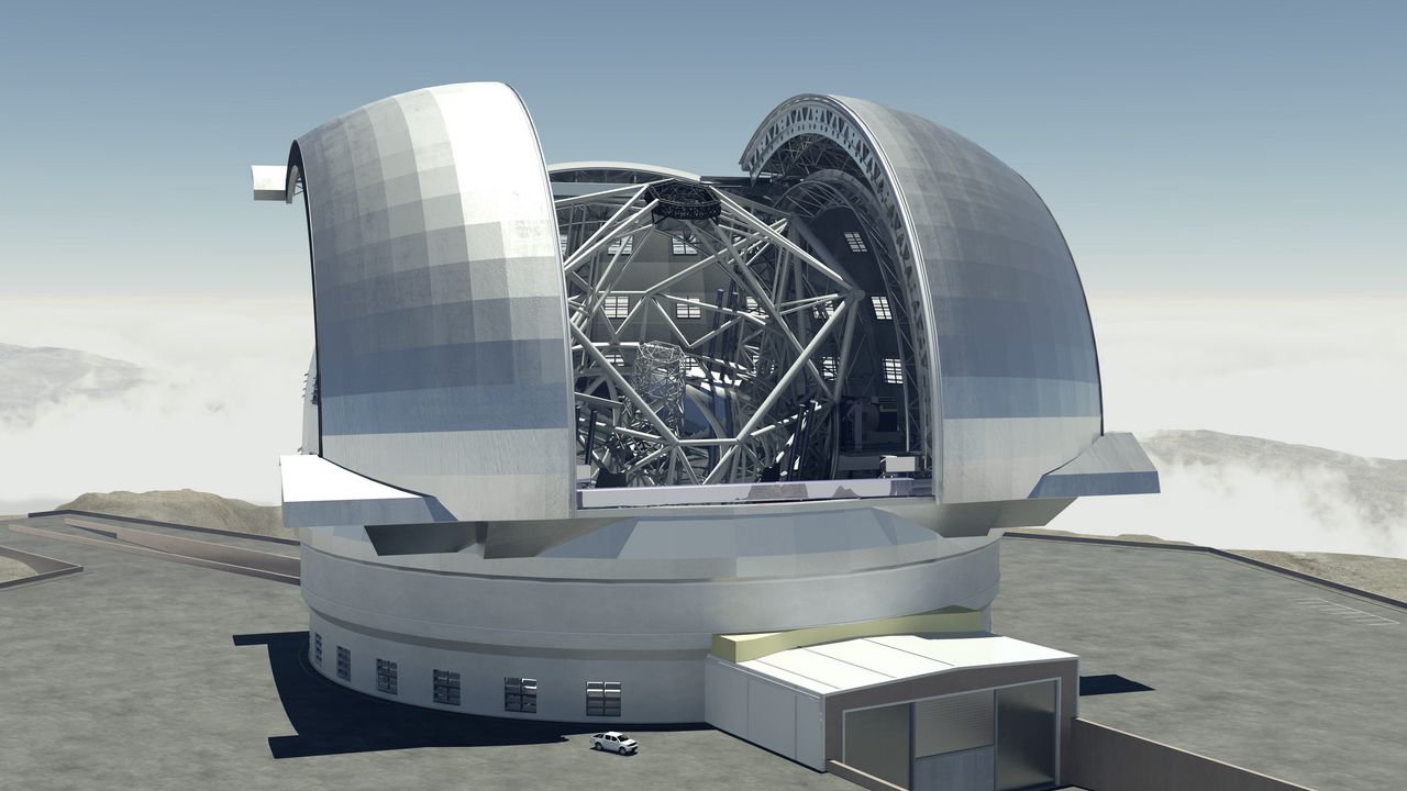 Wallpaper e-elt, european extremely large telescope, chili