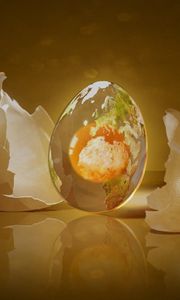 Preview wallpaper egg, shell, shape, light
