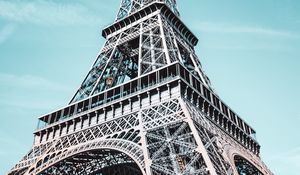 Preview wallpaper eiffel tower, architecture, paris, france, design