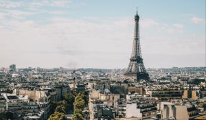 Preview wallpaper eiffel tower, paris, buildings