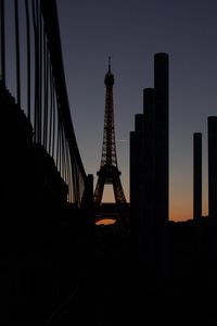 Preview wallpaper eiffel tower, paris, night