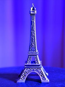 Preview wallpaper eiffel tower, statue, paris, souvenir, france