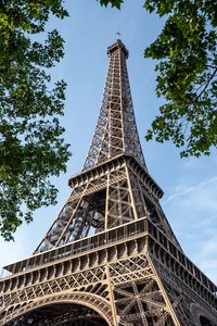 Preview wallpaper eiffel tower, tower, architecture, construction