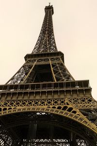 Preview wallpaper eiffel tower, tower, bottom view, architecture, paris, france