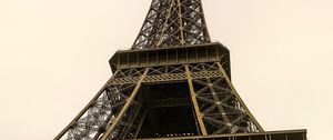 Preview wallpaper eiffel tower, tower, bottom view, architecture, paris, france