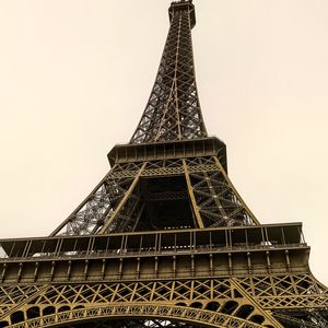 Preview wallpaper eiffel tower, tower, bottom view, architecture, paris, france