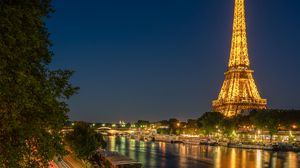 Trocadero Fountains In The Evening And Eiffel Tower Paris France Hd Desktop  Wallpapers For Tablets And Mobile Phones 3840x2400  Wallpapers13com