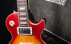 Preview wallpaper electric guitar, guitar, amplifier, musical instrument, music