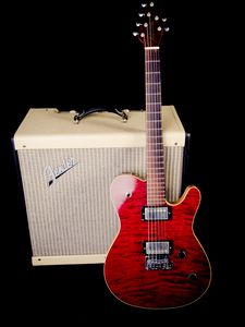 Preview wallpaper electric guitar, guitar, amplifier, music