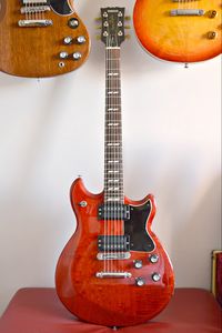 Preview wallpaper electric guitar, guitar, brown, musical instrument