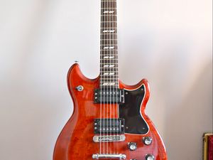 Preview wallpaper electric guitar, guitar, brown, musical instrument