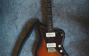 Preview wallpaper electric guitar, guitar, brown, musical instrument, music