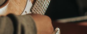 Preview wallpaper electric guitar, guitar, guitarist, hands, musical instrument