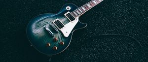 Preview wallpaper electric guitar, guitar, music, musical instrument, blue
