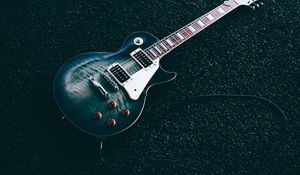 Preview wallpaper electric guitar, guitar, music, musical instrument, blue