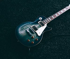 Preview wallpaper electric guitar, guitar, music, musical instrument, blue