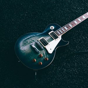 Preview wallpaper electric guitar, guitar, music, musical instrument, blue