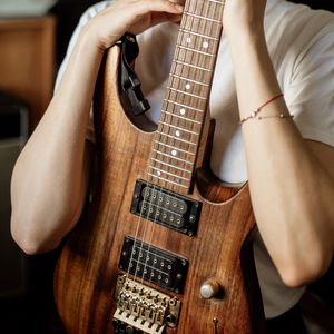 Preview wallpaper electric guitar, guitar, music, strings, hands