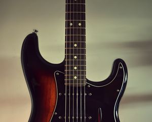 Preview wallpaper electric guitar, guitar, music, strings, sunshine