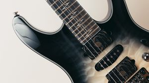 Preview wallpaper electric guitar, guitar, music, white background