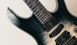Preview wallpaper electric guitar, guitar, music, white background