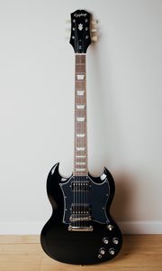 Preview wallpaper electric guitar, guitar, music, wall