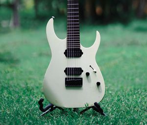 Preview wallpaper electric guitar, guitar, musical instrument, white, grasses