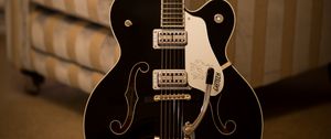 Preview wallpaper electric guitar, guitar, musical instrument, black
