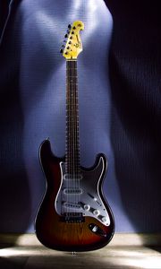 Preview wallpaper electric guitar, guitar, musical instrument, backlight, music
