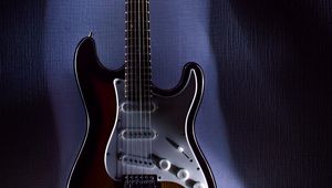 Preview wallpaper electric guitar, guitar, musical instrument, backlight, music