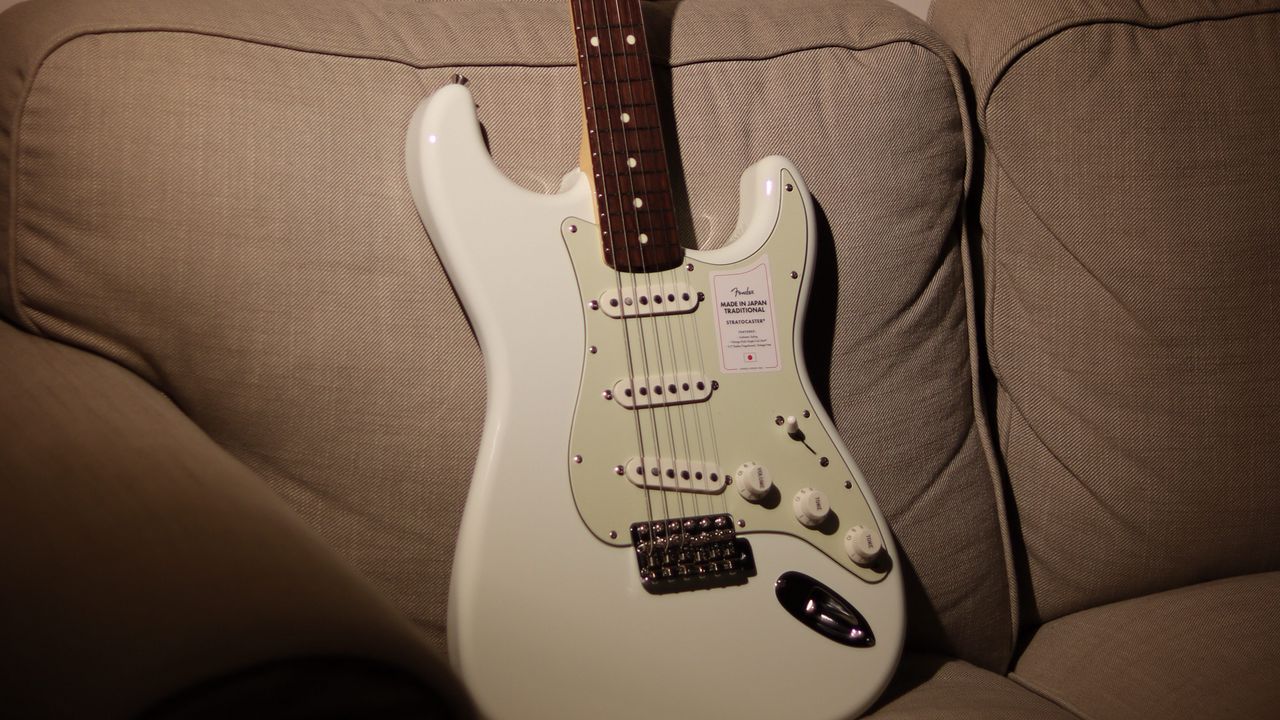 Wallpaper electric guitar, guitar, stratocaster, white, musical instrument