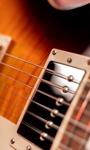 Preview wallpaper electric guitar, guitar, strings, music