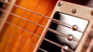 Preview wallpaper electric guitar, guitar, strings, music